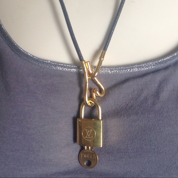 Louis Vuitton Padlock Necklace - Picture 1 of 3